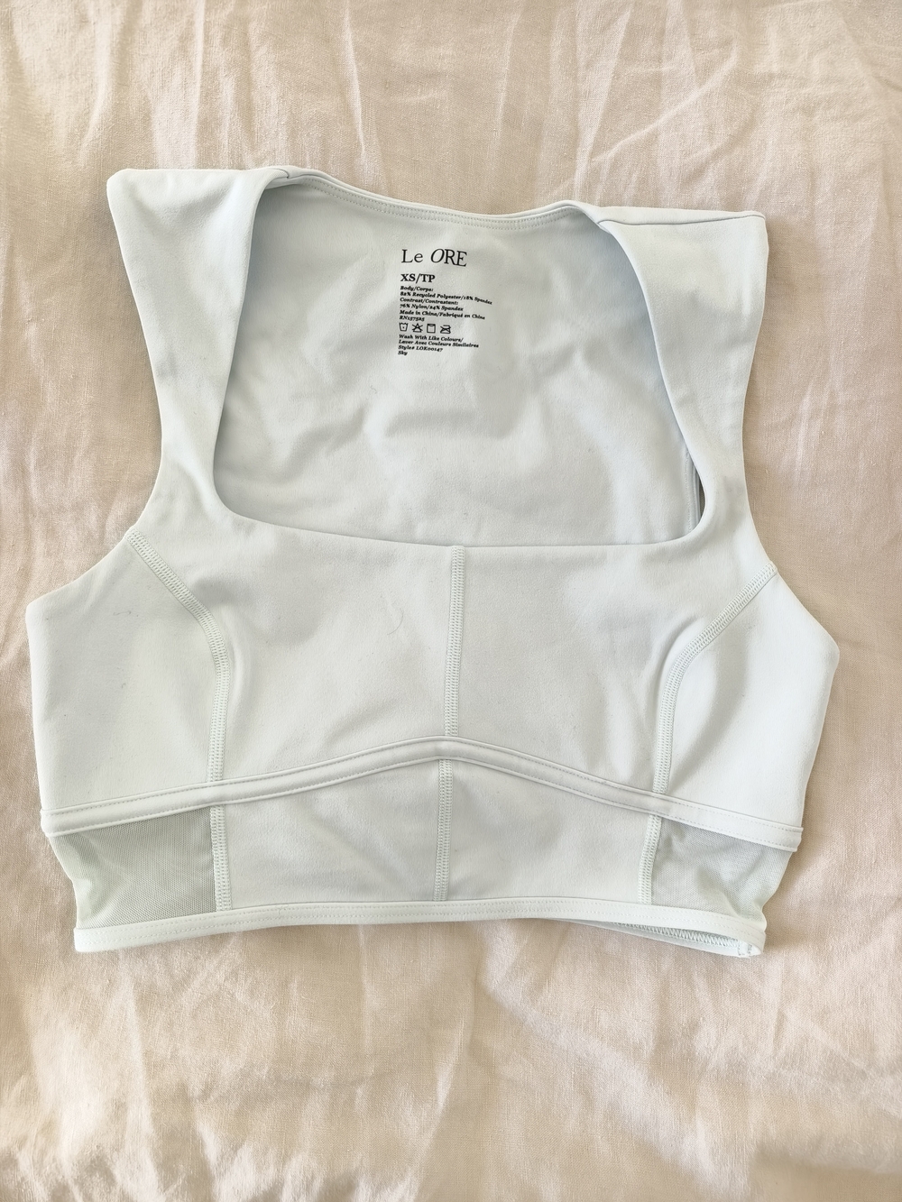 Le ORF Light Mint Green Sports Bra - XS